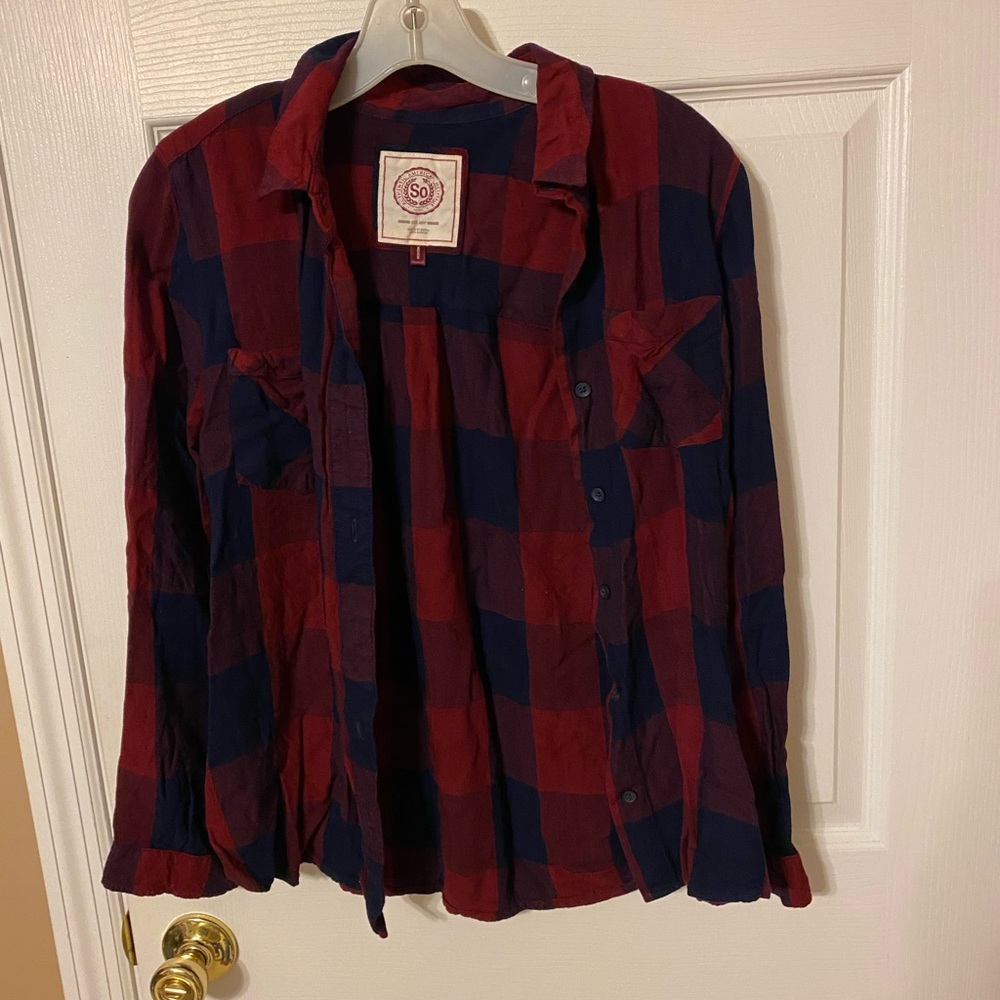 Red & blue flannel